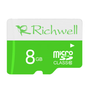 Carte mémoire micro SD (TF) Richwell 8 Go haute vitesse de classe 10 SR00581641-20
