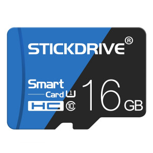 Carte mémoire STICKDRIVE 16 Go haute vitesse U1 bleue et noire TF (Micro SD) SH57591671-20