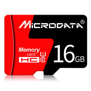Carte mémoire MICRODATA 16 Go U1 rouge et noire TF (Micro SD) SH5764899-20