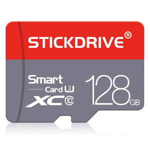 STICKDRIVE 128GB U3 Carte mémoire TF (Micro SD) rouge et grise SH57721679-20