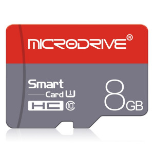 Carte mémoire Micro SD (TF) Microdrive 8 Go grande vitesse, classe 10 SH58401114-20
