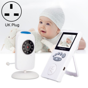 WLSES GB101 Moniteur pour bébé avec caméra de surveillance sans fil 2,4 pouces, prise britannique SH601D1131-20