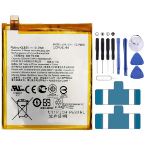 Original 2650MAH C11P1601 LI-POLYMER BATTERIE POUR ASUS ZENFONE 3 ZE520KL SH04521743-20