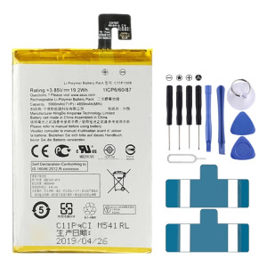 Batterie de 5000mAh C11P1508 Li-Polymère pour Asus Zenfone Max ZC550KL SH0472746-20