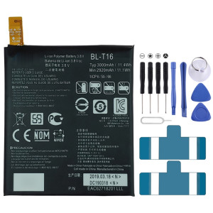 Batterie polymère Li-ion BL-T16 pour LG G Flex2 H950 H955 H959 LS996 US995 SH23051182-20