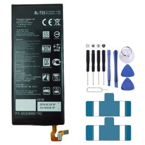 Batterie polymère Li-ion BL-T33 pour LG Q6 M700A M700AN M700DSK M700N SH2309874-20