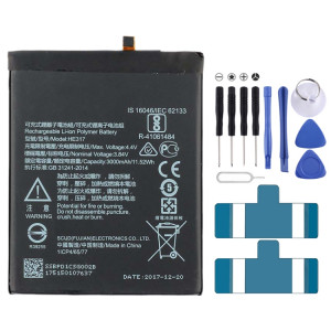 Batterie Li-ion polymère HE317 pour Nokia 6 TA-1000 TA-1003 TA-1021 TA-1025 TA-1033 TA-1039 SH2314282-20