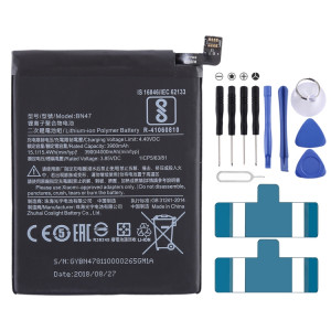 Batterie Li-Polymer BN47 3900mAh pour Xiaomi Redmi 6 Pro SH3563198-20