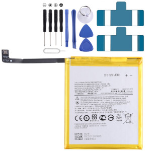 Pour Motorola Moto G7 Play / One (P30 Play) / Moto G7 XT1952 / XT1952-4 / XT1941 / XT1962 / XT1962-4 3000mAh Batterie de remplacement Li-ion de remplacement JE40 SH7363294-20