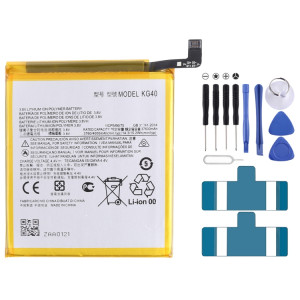 Pour Motorola Moto G8 / Moto G8 Play XT2045-1 / XT2015 / XT2015-2 4000mAh Batterie Li-Polymère KG40 SH73761574-20