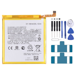 Pour Motorola Moto G8 Plus XT201 / XT2019-2 4000mAh Batterie Li-Polymère KD40 SH73771811-20