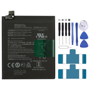 Batterie de polymère Li-ion 3800mAh BLP743 pour OnePlus 7T SH98731698-20