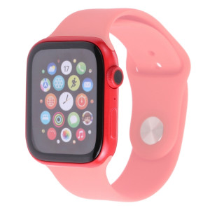 Modèle d'affichage factice d'écran non fonctionnel pour l'écran de couleur pour la série Apple Watch 7 41mm, pour photographier la sangle de montre, aucune montre (rouge) SH095R1466-20