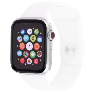 Modèle d'affichage factice d'écran non fonctionnel pour l'écran de couleur pour la série Apple Watch 7 41mm, pour photographier la sangle de montre, pas de montre (argent) SH095S6-20