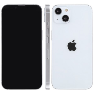 Modèle d'affichage factice non fonctionnel à l'écran noir pour iPhone 13 (blanc) SH695W203-20