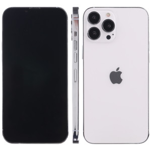 Modèle d'affichage factice non fonctionnel à l'écran noir pour iPhone 13 Pro Max (Blanc) SH697W554-20