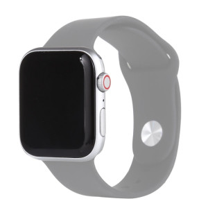 Écran noir faux modèle d'affichage factice non fonctionnel pour Apple Watch Series 6 44mm, pour photographier le bracelet de montre, pas de bracelet (argent) SH740S57-20