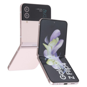 Pour Samsung Galaxy Z Flip4 écran couleur faux modèle d'affichage factice non fonctionnel (or rose) SH78RG1076-20