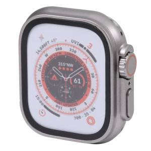 Pour Apple Watch Ultra Écran couleur 49 mm Faux modèle d'affichage factice non fonctionnel, pour photographier le bracelet de montre, pas de bracelet de montre (argent) SH895S639-20