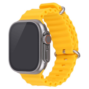 Pour Apple Watch Ultra 49 mm Écran noir Faux modèle d'affichage factice non fonctionnel (jaune) SH898Y1116-20