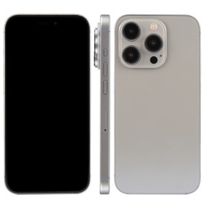 Pour iPhone 15 Pro Max Écran noir faux modèle d'affichage factice non fonctionnel (titane naturel) SH932S1509-20