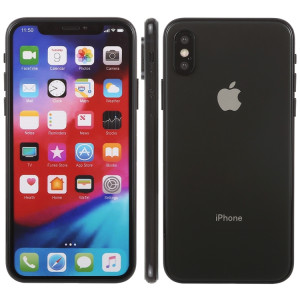 Modèle d'affichage factice factice d'écran non-couleur pour iPhone XS (noir) SH701B1539-20