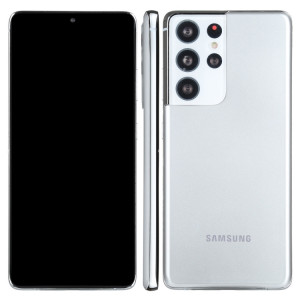 Modèle d'affichage factice faux écran noir non fonctionnel pour Samsung Galaxy S21 Ultra 5G (argent) SH707S1167-20