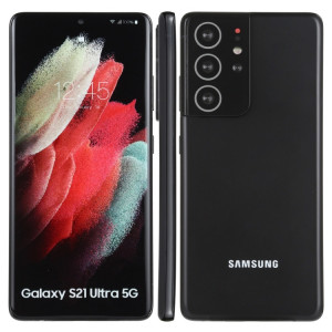 Écran couleur faux modèle d'affichage factice non fonctionnel pour Samsung Galaxy S21 Ultra 5G (noir) SH711B1524-20