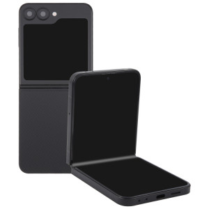 Pour Samsung Galaxy Z Flip6 Écran noir Faux modèle d'affichage factice non fonctionnel (Noir) SH717B1608-20
