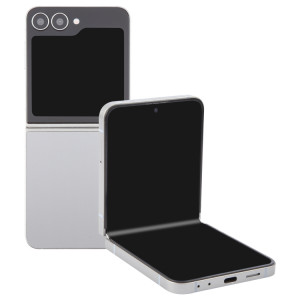 Pour Samsung Galaxy Z Flip6 Écran noir Faux modèle d'affichage factice non fonctionnel (argent) SH717S1397-20