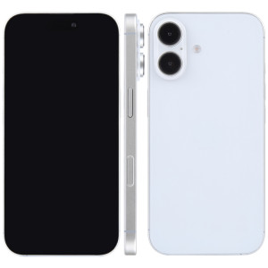 Pour iPhone 16 Plus, écran noir, faux modèle d'affichage factice non fonctionnel (blanc) SH693W1036-20