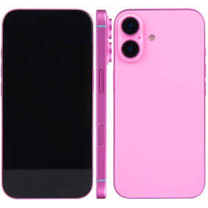 Pour iPhone 16, écran noir, faux modèle d'affichage factice non fonctionnel (rose) SH910F1913-20