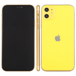 Modèle d'affichage factice factice non fonctionnel pour écran noir pour iPhone 11 (jaune) SH843Y1001-20