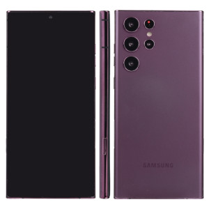 Pour Samsung Galaxy S22 Ultra 5G écran noir faux modèle d'affichage factice non fonctionnel (violet) SH858P1751-20