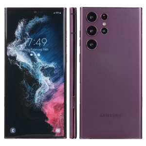 Pour Samsung Galaxy S22 Ultra 5G écran couleur faux modèle d'affichage factice non fonctionnel (violet) SH861P427-20