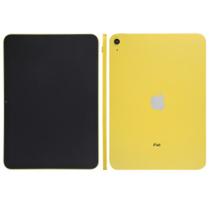 Pour iPad 10e génération 10.9 2022 Écran noir Faux modèle d'affichage factice non fonctionnel (jaune) SH871Y1683-20