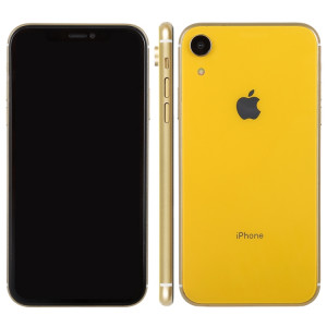 Faux modèle d'affichage factice d'écran noir pour iPhone XR (jaune) SH791Y1555-20