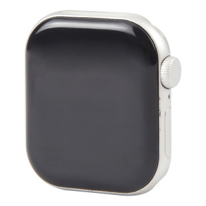 Pour Apple Watch Series 10 42 mm, écran noir, faux modèle d'affichage factice non fonctionnel, pour photographier le bracelet de montre, sans bracelet de montre (argent) SH810S189-20
