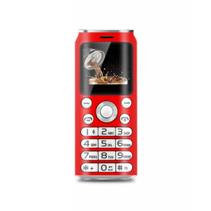 Mini téléphone mobile Satrend K8, 1,0 pouce, casque de numérotation Bluetooth mains libres, musique MP3, double SIM, réseau: 2G (rouge) SH295R384-20