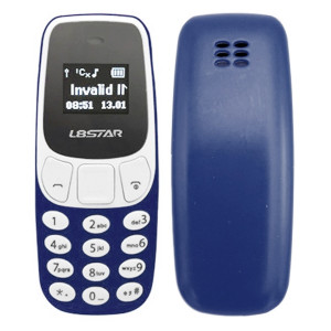 GTStar BM10 Mini Téléphone portable, Mains Libres Bluetooth Dialer Headphone, MP3 Music, Double SIM, Réseau: 2G (Bleu foncé) SG674D1806-20