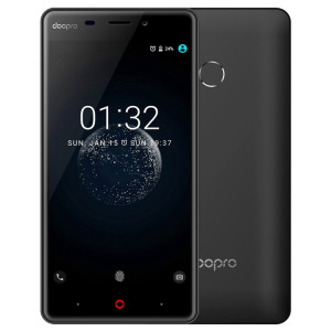  DOOPRO P1 Pro, 2 Go + 16 Go, identification d'empreintes digitales, 4200 mAh batterie, 5.0 pouces 2.5D courbé Android 6.0 Qualcomm Snapdragon MSM8909 Quad Core jusqu'à 1,3 GHz, réseau: 4G (noir) S 961B1969-20
