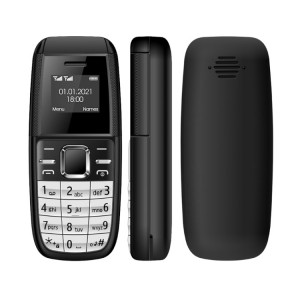 Mini BM200 Mobile Phone, 0,66 pouce, MT6261D, 21 touches, Bluetooth, musique mp3, double sim, réseau: 2G (noir) SH215B1321-20