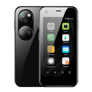 SOYES P40, 1 Go + 8 Go, 2,5 pouces MTK6580 Quad Core jusqu'à 1,3 GHz, Bluetooth, WiFi, FM, Réseau : 3G, Dual SIM (Noir) SS394B850-20