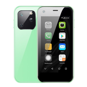 SOYES XS13, 1 Go + 8 Go, 2,5 pouces MTK6580 Quad Core jusqu'à 1,3 GHz, Bluetooth, WiFi, FM, Réseau : 3G, Dual SIM (Vert) SS395G81-20