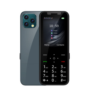 Mini téléphone portable SERVO X4, clé anglaise, 2,4 pouces, MTK6261D, 21 touches, prise en charge Bluetooth, FM, Magic Sound, enregistrement automatique des appels, torche, liste noire, GSM, Quad SIM (bleu) SS444L825-20