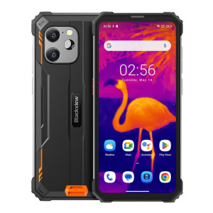  Téléphone robuste Blackview BV8900, caméra thermique, 8 Go + 256 Go, IP68/IP69 étanche à la poussière antichoc, identification du visage et des empreintes digitales, 6,5 pouces Android 13 MediaTek SB524E1996-20