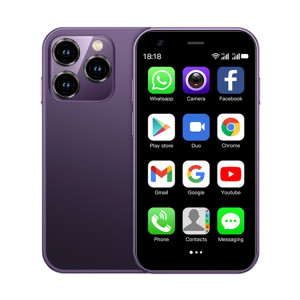 SOYES XS15, 2 Go + 16 Go, 3,0 pouces Android 8.1 MTK6580 Quad Core jusqu'à 1,3 GHz, Bluetooth, WiFi, GPS, Réseau : 3G, Double SIM (Violet) SS589P800-20