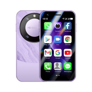 SOYES F8 Pro Max, 1 Go + 16 Go, 3,0 pouces Android 8.1 MTK6580 Quad Core, Réseau : 3G, Double SIM (Violet) SS620P1016-20