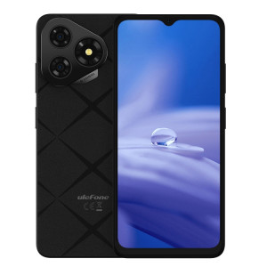  Ulefone Note 19, 3 Go + 32 Go, Face ID et empreinte digitale latérale, 6,56 pouces Android 14 Go Unisoc T603 Octa Core, réseau : 4G, double SIM, OTG (noir) SU622B1747-20