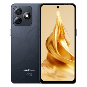  Ulefone Note 18 Pro, 6 Go + 256 Go, Face ID et empreinte digitale latérale, 6,78 pouces Android 14 MediaTek Helio G91 MTK6769 Octa Core, Réseau : 4G, Double SIM, OTG, NFC (Noir brillant) SU623B1540-20